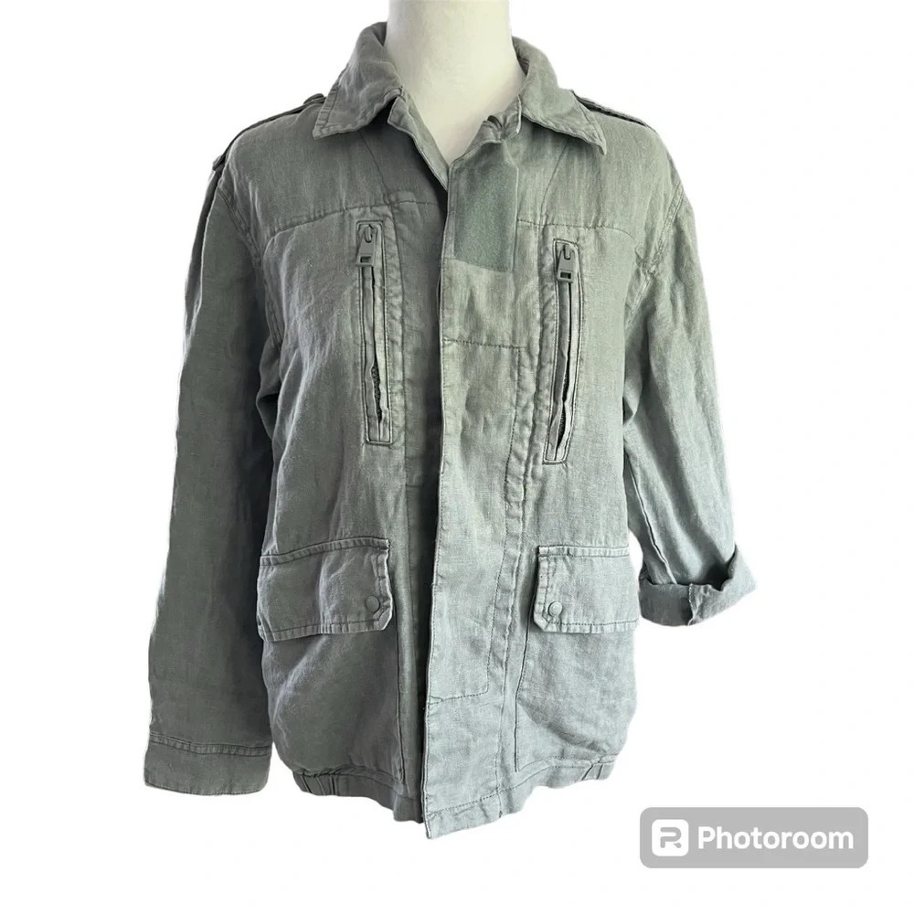 Zadig & Voltaire  linen military jacket. Back design. - Picture 3 of 9